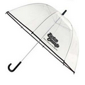 The 47" Clear Umbrella with Hook Handle
